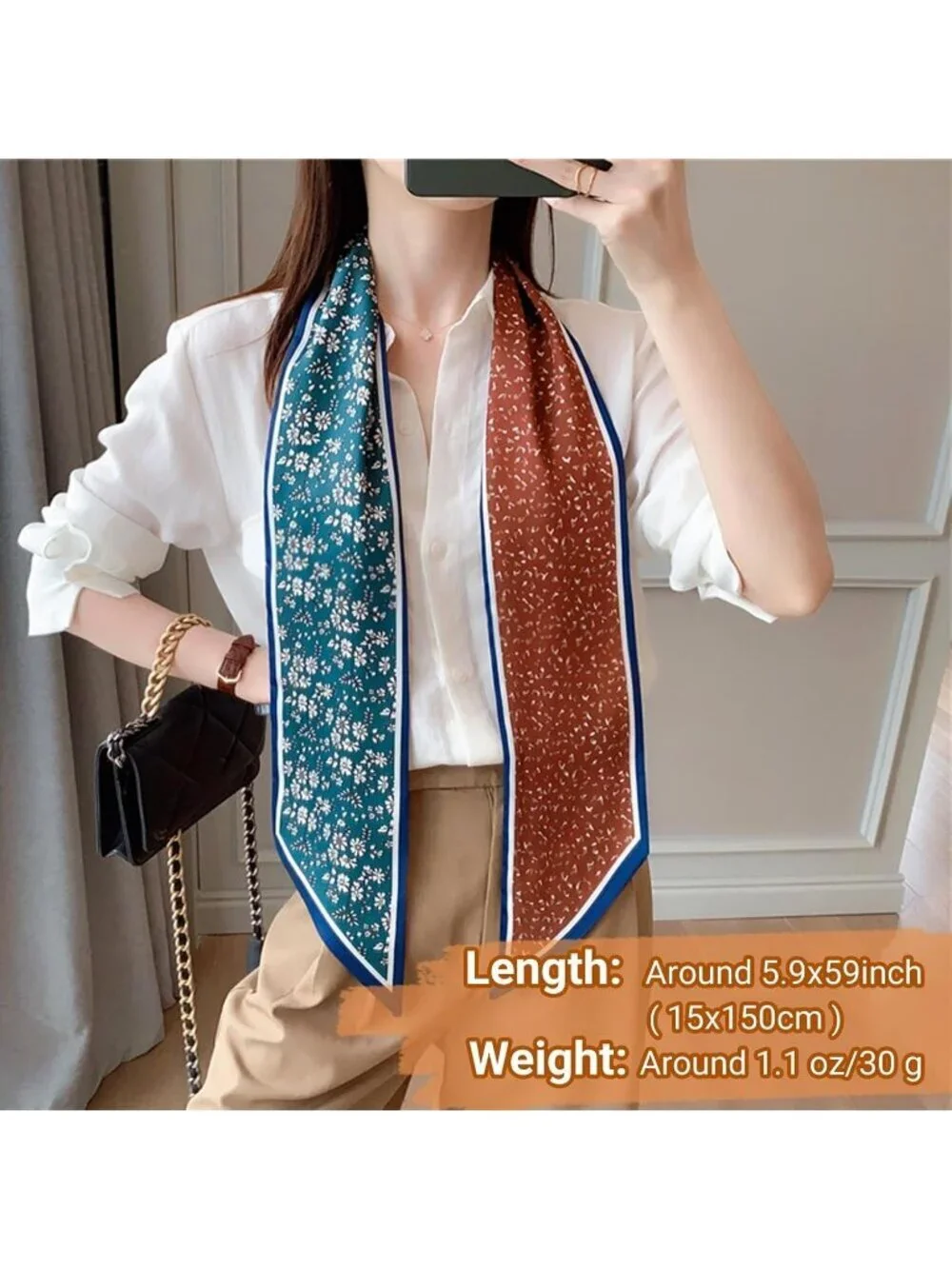 N/A silk scarf